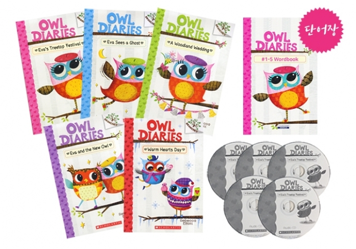 Owl Diaries Treetop Adventure 5종 (B+CD) Set (단어장 증정)